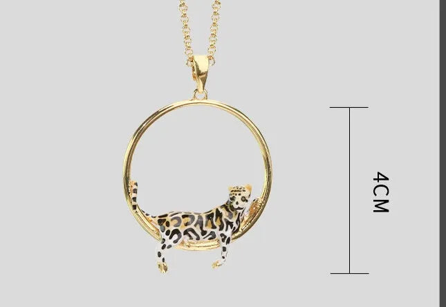 Earrings Personality Temperament Sweet Cool Style Leopard Earring Necklace - Bellarte Enchanté Earrings Personality Temperament Sweet Cool Style Leopard Earring Necklace